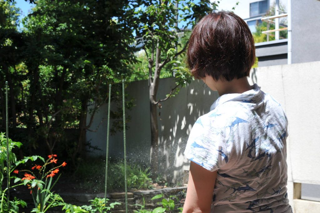 「シェ・トワ鷺沼」ガーデンスペースの菜園